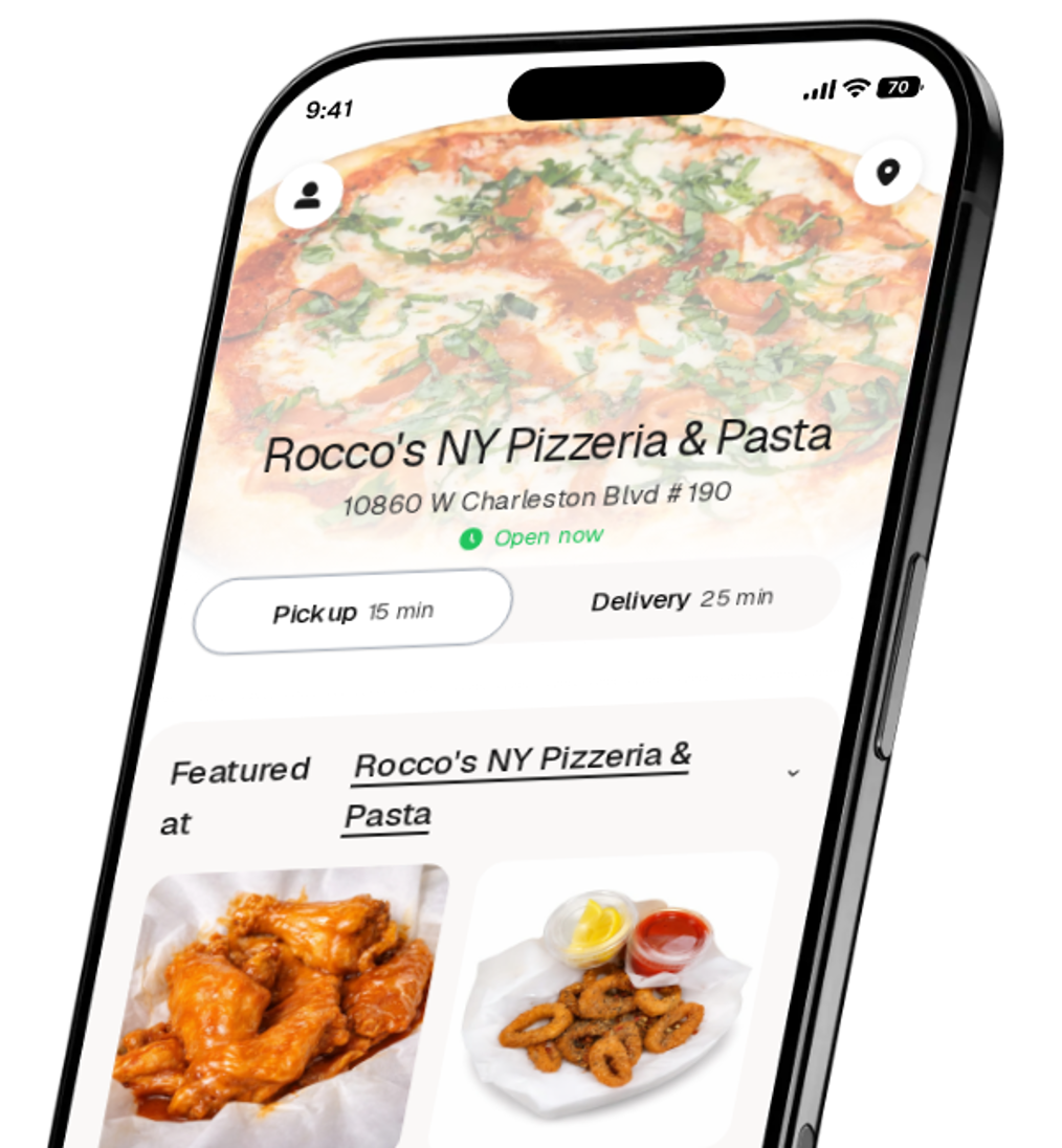 Rocco's NY Pizzeria & Pasta app preview