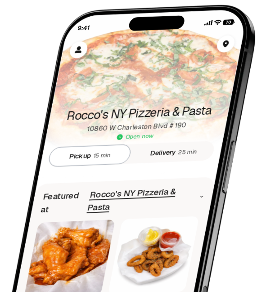 Rocco's NY Pizzeria & Pasta app preview