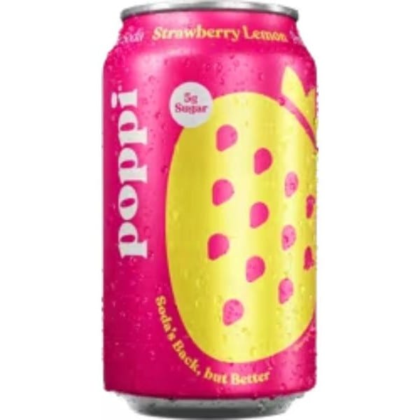 Can Poppi Strawberry Lemonade.