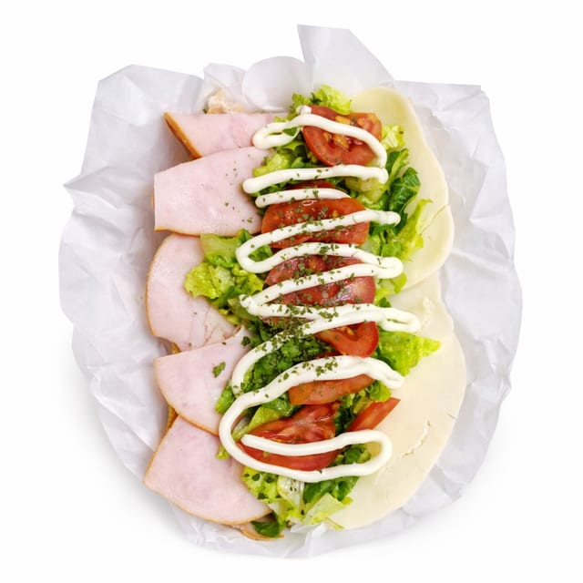 Turkey & Provolone Cold Sandwich.