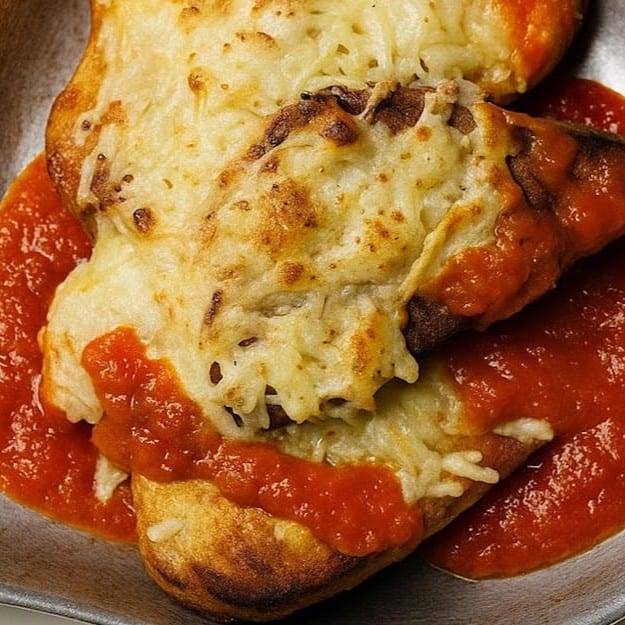 Vegan Chickfree Parmigiana Entrée.