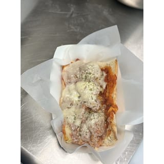 Eggplant Parmigiana Hot Sandwich