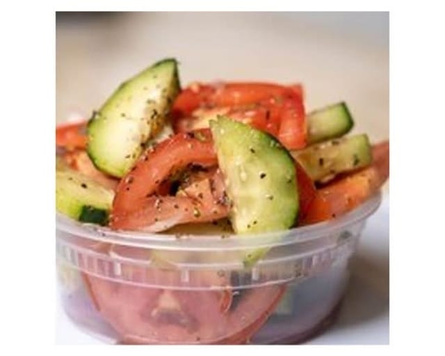 Cucumber Tomato Salad.